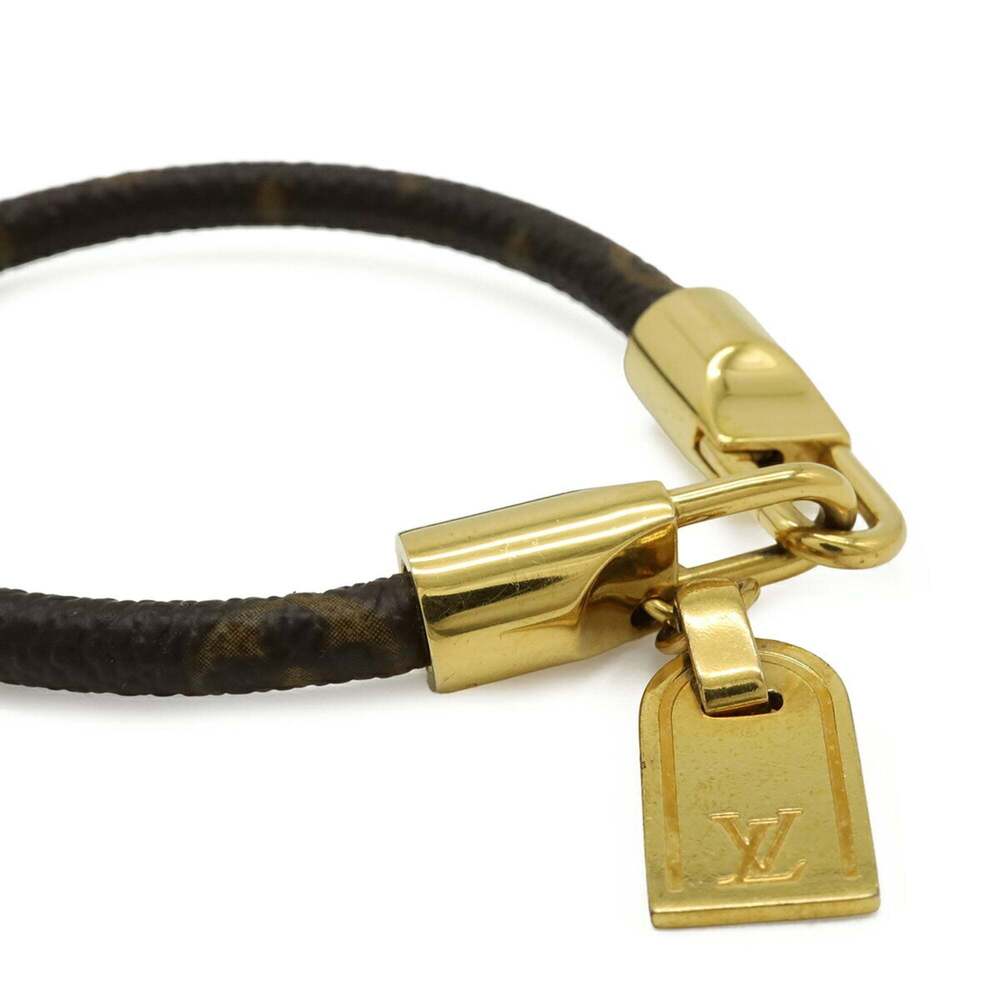 LOUIS VUITTON Brown Monogram Charm Bracelet - Picture 4 of 6